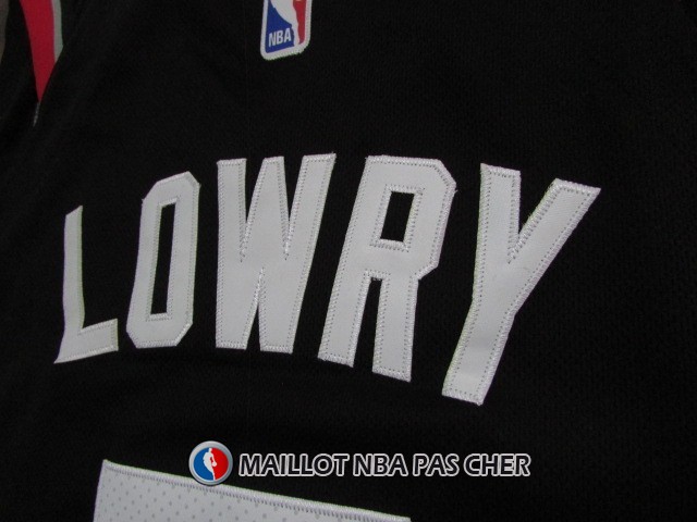 Maillot Authentique Toronto Raptors Lowry 2017-18 7 Noir